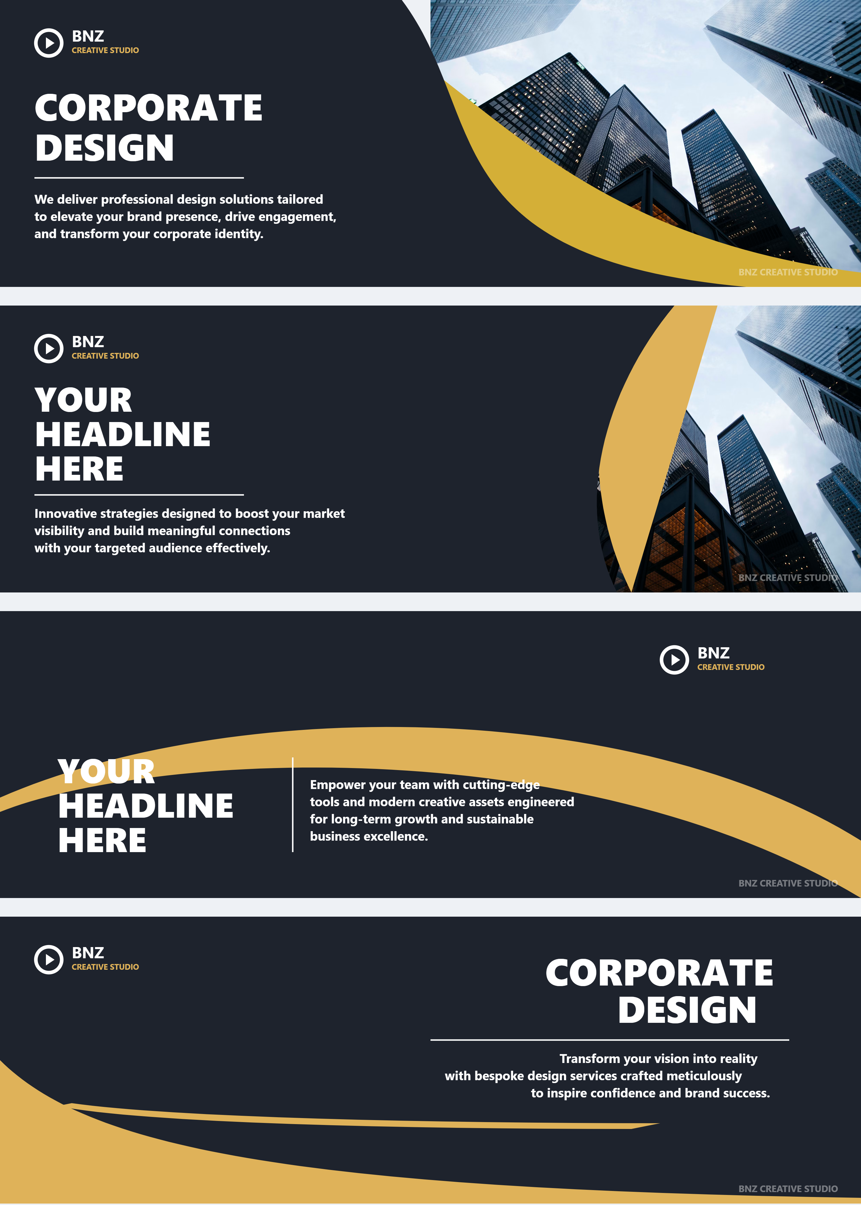 Banner design showcase